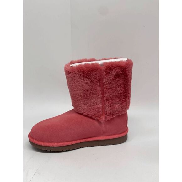 Koolaburra by UGG Kids' Aubrei Short Boots - Tea Rose 4 Big Kid - Picture 4 of 9